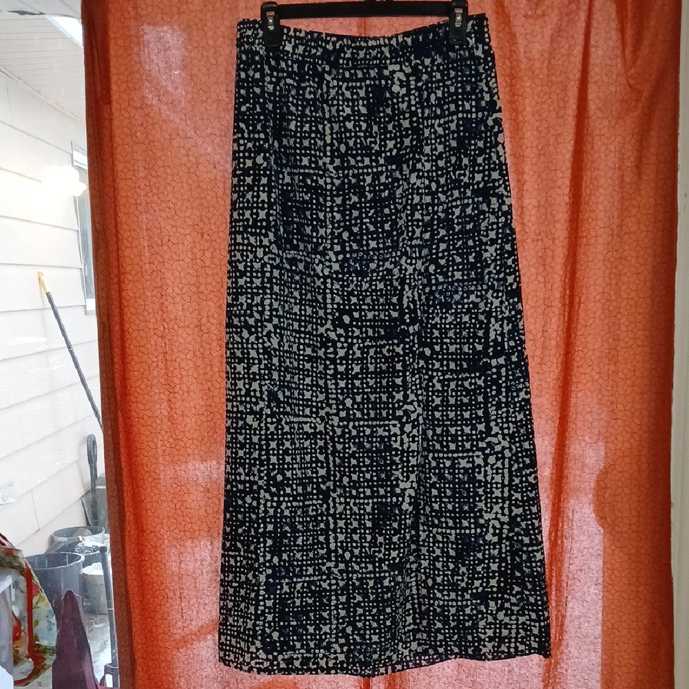 Michael Kors Black and White Pencil Maxi Skirt for Work